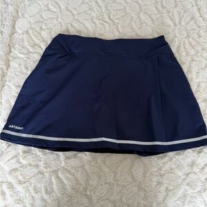 Artengo Navy Athletic Skort with Reflective Stripe